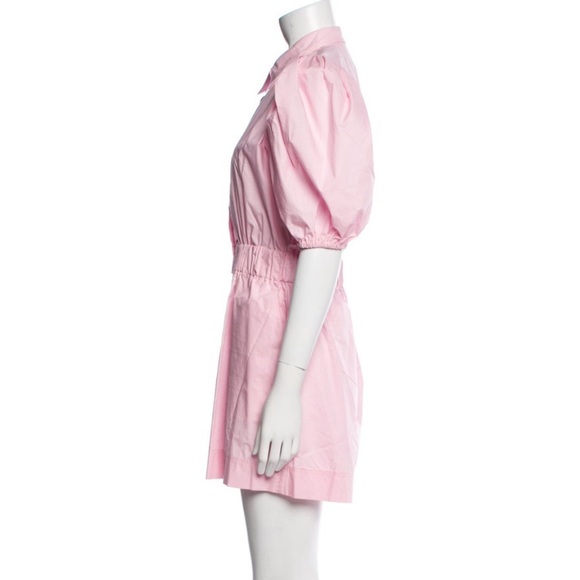 Hunter Bell Pia Pink Puff Sleeve Romper 6 Cocktail Resort cruise - Picture 5 of 8